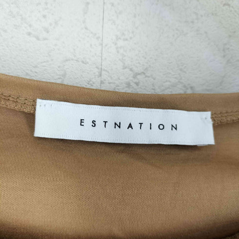 エストネーション ESTNATION ノースリーブ カットソー レディース