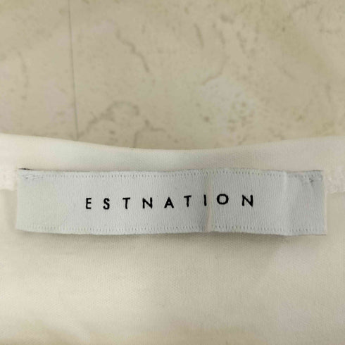 エストネーション ESTNATION ノースリーブ カットソー レディース