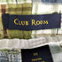クラブルーム CLUB ROOM チェック柄 パッチワーク ショートパンツ メンズ FR:36-38