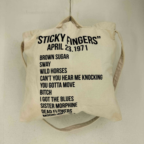 The Rolling Stones ローリングストーンズ Sticky Fingers tote bag スティッキーフィンガーズ トートバッグ メンズ ONE SIZE