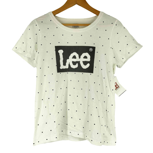 リー Lee ロゴプリント ドット 半袖 Tシャツ レディース JPN:M