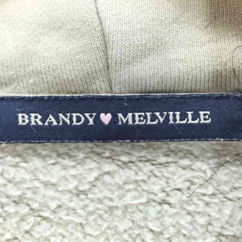 Brandy Melville Christy Hoodie ジップアップパーカー レディース