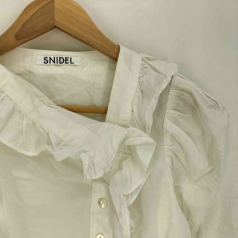 スナイデル snidel フリルカラー ブラウス レディース ワンサイズ