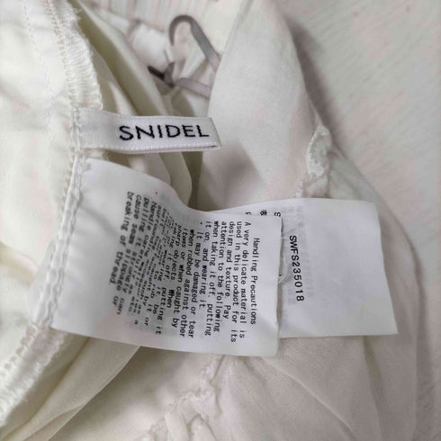 スナイデル snidel コットン ティアード ボリュームスカート レディース 1