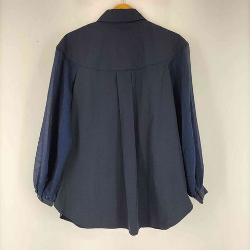 アメリヴィンテージ Ameri VINTAGE BIG COLLAR SHINE SLEEVE SHIRTS レディース FREE