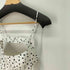 ザラ ZARA ドット柄ストラップミディワンピース レディース import:M