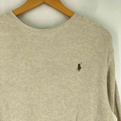 ポロラルフローレン POLO RALPH LAUREN スモールポニー刺繍 ワッフルカットソー メンズ JPN:L
