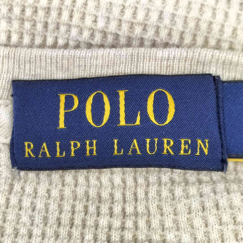 ポロラルフローレン POLO RALPH LAUREN スモールポニー刺繍 ワッフルカットソー メンズ JPN:L