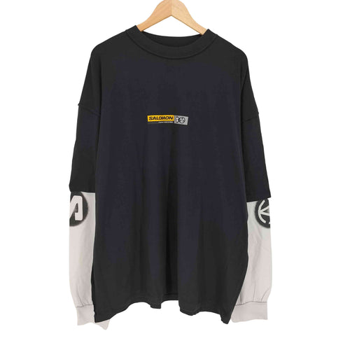 サロモン SALOMON SLAM JAM ロングスリーブ Tシャツ メンズ import:XL