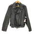 シアーズ Sears 80S カナダ製 THE MENS STORE レザー ウエストベルト ダブルライダースジャケット メンズ UK:42