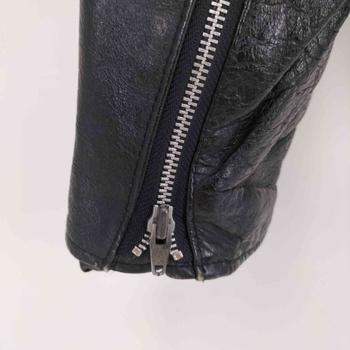 シアーズ Sears 80S カナダ製 THE MENS STORE レザー ウエストベルト ダブルライダースジャケット メンズ UK:42