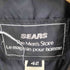 シアーズ Sears 80S カナダ製 THE MENS STORE レザー ウエストベルト ダブルライダースジャケット メンズ UK:42