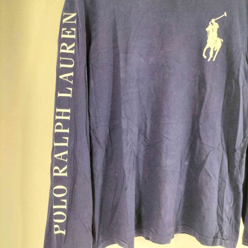 ポロラルフローレン POLO RALPH LAUREN ビッグポニープリント 長袖 Tシャツ メンズ JPN:M