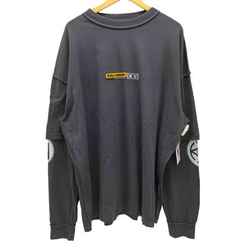 サロモン SALOMON SLAM JAM ロングスリーブ Tシャツ メンズ import:XL