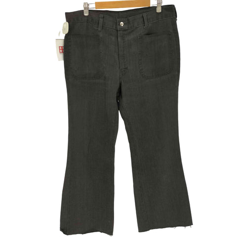 RAPPERS 70S USA製 42 TALONZIP フロントポケット カットオフ ワイド フレアパンツ メンズ
