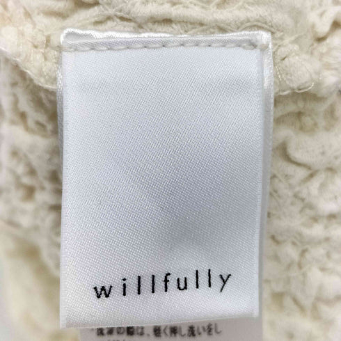 ウィルフリー willfully double design cuffs matelasse relax SH セットアップ レディース FREE