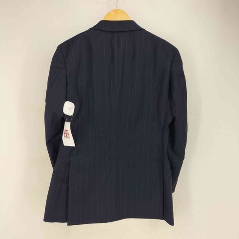 バーニーズニューヨーク BARNEYS NEWYORK 日本製 3ボタン ストライプ柄 スーツ セットアップ メンズ 44