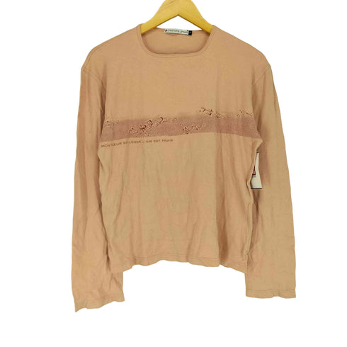 CHRISTOPHE LEMAIRE クリストフ ルメール レースプリント ロングスリーブ Tシャツ レディース 3