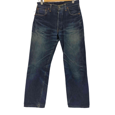 リーバイス Levis USA製 501XX復刻 ボタン裏555刻印 バレンシア工場 Vステッチ ポケット裏シングル ボタンフライ デニム パンツ メンズ W30 L36