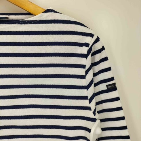 セントジェームス SAINT JAMES ボーダー クルーネック L/S シャツ レディース import:XS