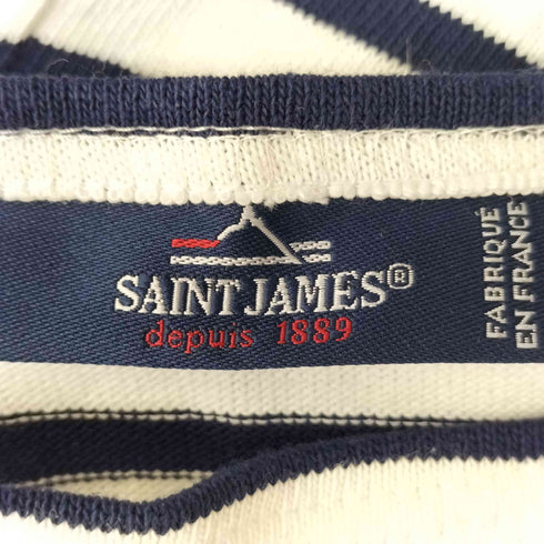 セントジェームス SAINT JAMES ボーダー クルーネック L/S シャツ レディース import:XS