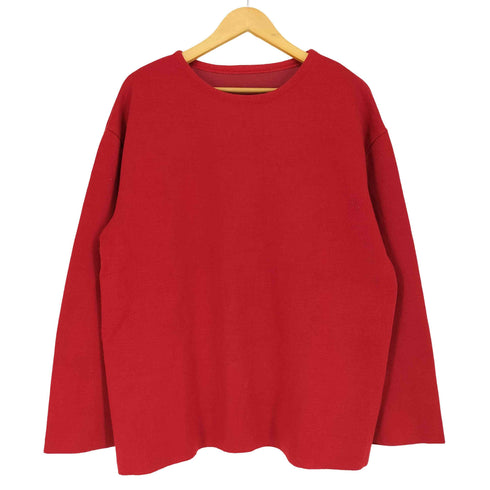 クレプスキュール crepuscule ワイドフィット コットン ニット セーター レディース FREE