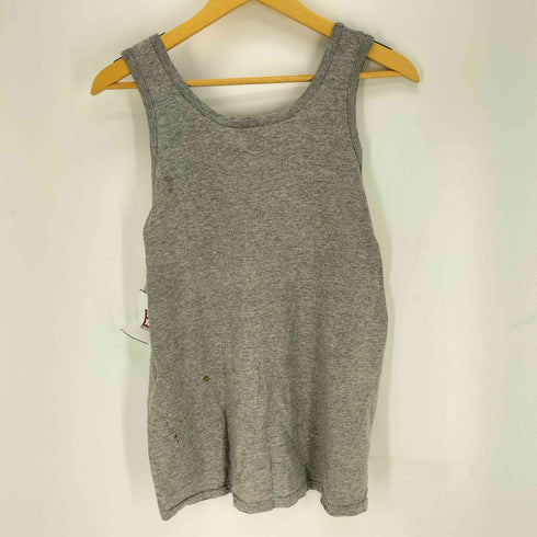90S USA製 SO FFE SHIRTSボディ 米国海軍兵学校 スポーツチーム ロゴプリント タンクトップ メンズ import:M