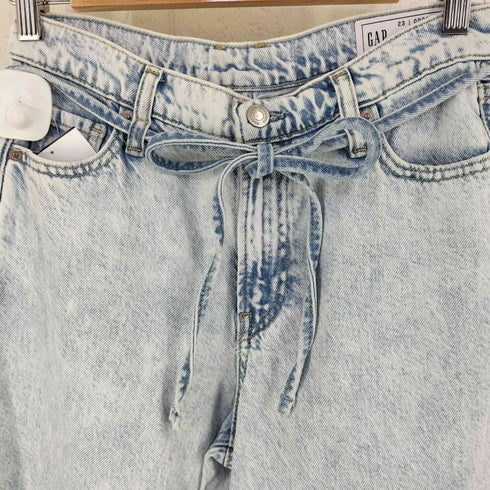 ギャップ Gap 26SS ミッドライズ ウルトラソフト バギー 細ベルトデニム メンズ 23