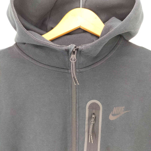 ナイキ NIKE 裾ジップ ロゴ プリント ジップ パーカー メンズ import:M
