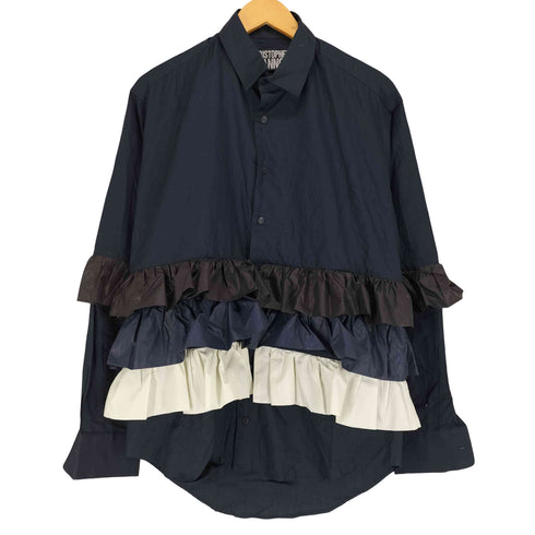 Christopher Shannon クリストファー シャノン Triple Ruffle Shirt トリプル ラッフル シャツ import レディース M