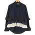Christopher Shannon クリストファー シャノン Triple Ruffle Shirt トリプル ラッフル シャツ import レディース M