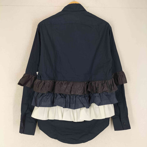 Christopher Shannon クリストファー シャノン Triple Ruffle Shirt トリプル ラッフル シャツ import レディース M