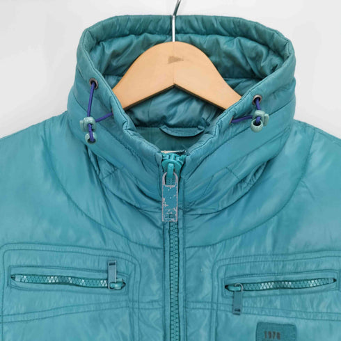 ディーゼル DIESEL フードパッカブル ハイネック ダウン ベスト メンズ import:S