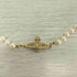 ヴィヴィアンウエストウッド Vivienne Westwood MINI BAS RELIEF BRACELET ミニ バス レリーフ ブレスレット パール ゴールド レディース