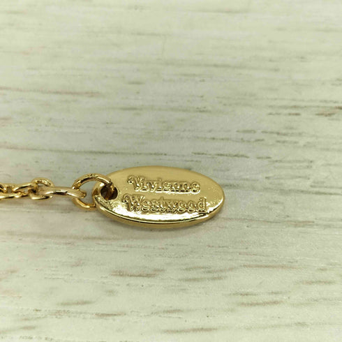 ヴィヴィアンウエストウッド Vivienne Westwood MINI BAS RELIEF BRACELET ミニ バス レリーフ ブレスレット パール ゴールド レディース