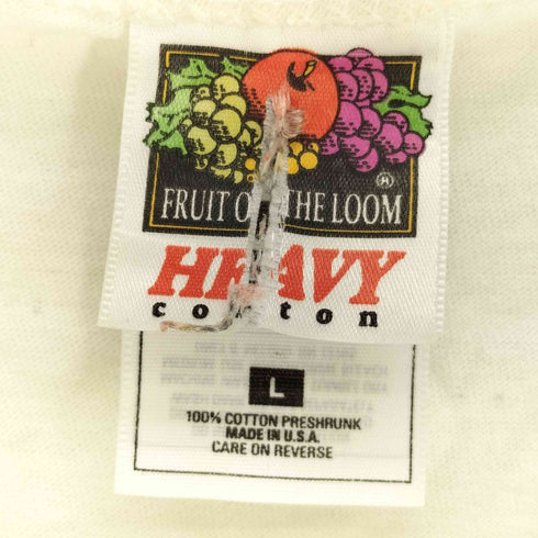 フルーツオブザルーム FRUIT OF THE LOOM 90S USA製 FRUIT OF THE LOOMボディ 国旗 1776 プリント タンクトップ メンズ import:L