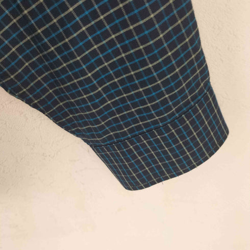 THE FOUNDRY EASY CARE オーバーサイズ チェック 長袖 ボタンダウン シャツ メンズ 3XL