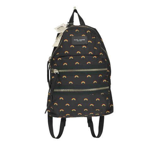 マークジェイコブスニューヨーク MARC JACOBS NEW YORK 虹 総柄 ナイロン バックパック レディース