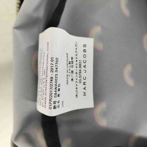 マークジェイコブスニューヨーク MARC JACOBS NEW YORK 虹 総柄 ナイロン バックパック レディース