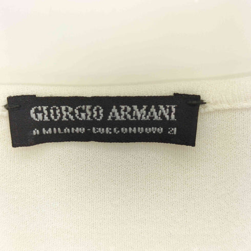 ジョルジオアルマーニ Giorgio Armani 90s イタリア製 フレア クルーネック チュニック ワンピース レディース