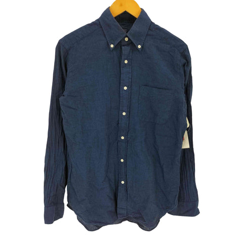 ビームスエフ BEAMS F COTTON-LINEN BUTTON-DOWN SHIRTS コットンリネンボタンダウンシャツ メンズ 15/38