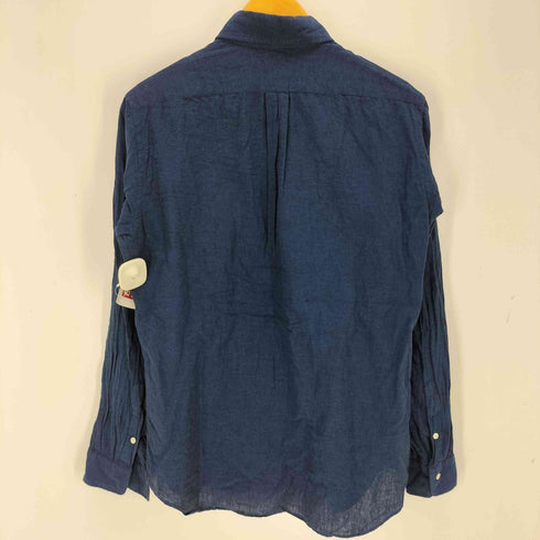 ビームスエフ BEAMS F COTTON-LINEN BUTTON-DOWN SHIRTS コットンリネンボタンダウンシャツ メンズ 15/38