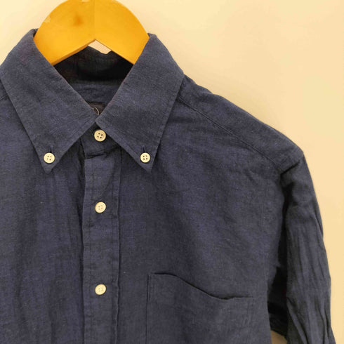 ビームスエフ BEAMS F COTTON-LINEN BUTTON-DOWN SHIRTS コットンリネンボタンダウンシャツ メンズ 15/38