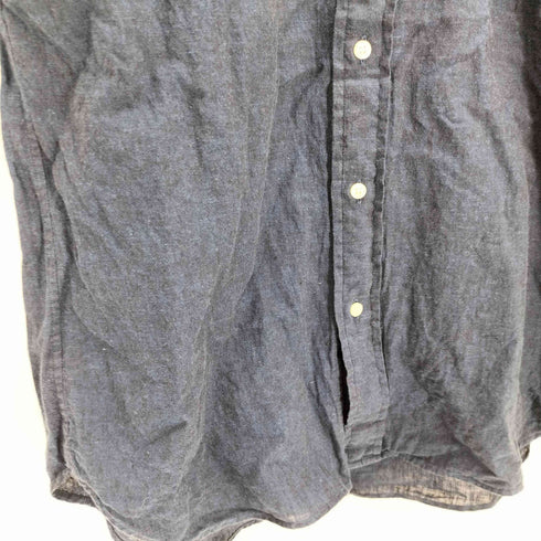 ビームスエフ BEAMS F COTTON-LINEN BUTTON-DOWN SHIRTS コットンリネンボタンダウンシャツ メンズ 15/38