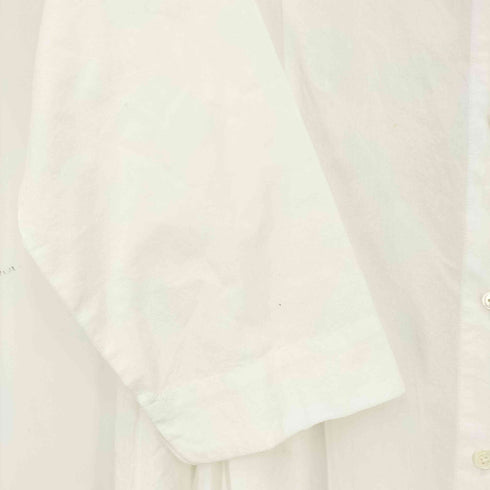 コットンハウスアヤ Cotton House Aya yesterday cross 7分袖 ノーカラー シャツワンピース レディース JPN:M