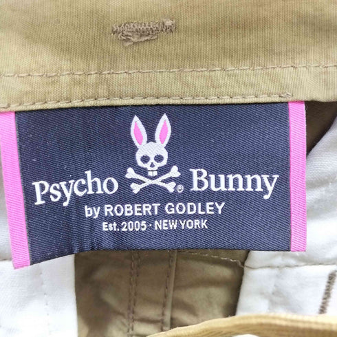 サイコバニー Psycho Bunny ナイロン混コットン カーゴパンツ メンズ