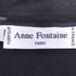 Anne Fontaine 異素材切替 多ボタン Vネック シアーシャツ レディース JPN:1