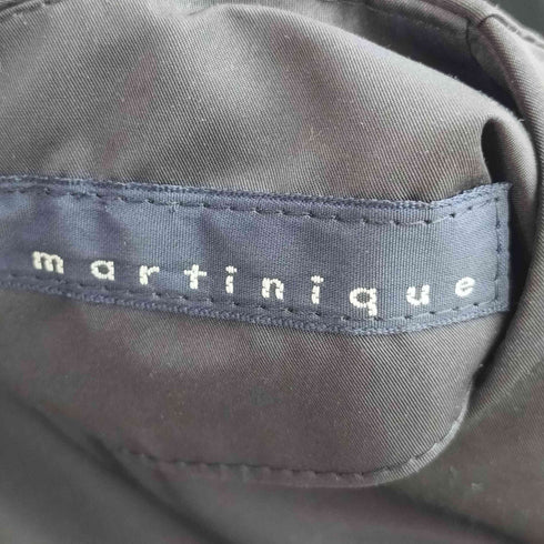 マルティニーク martinique フェイクレイヤード ミドル丈 5分袖 ワンピース レディース