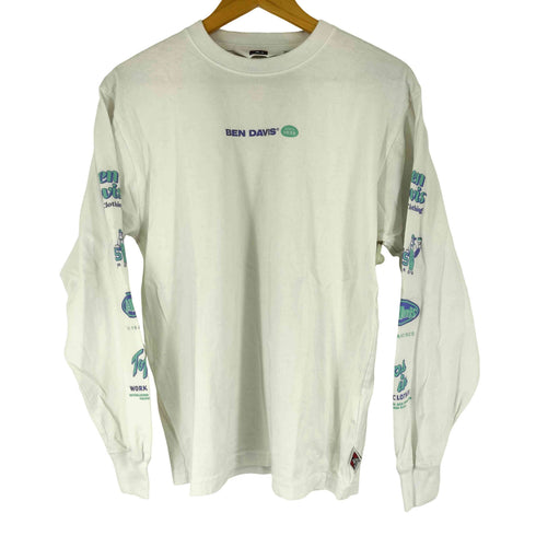 ベンデイビス BEN DAVIS ロゴ バックプリント 長袖 Tシャツ メンズ import:M