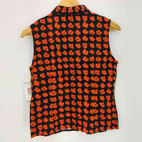 アニエスベー agnes b. PARIS フラワープリント ノースリーブシャツ レディース EUR:42